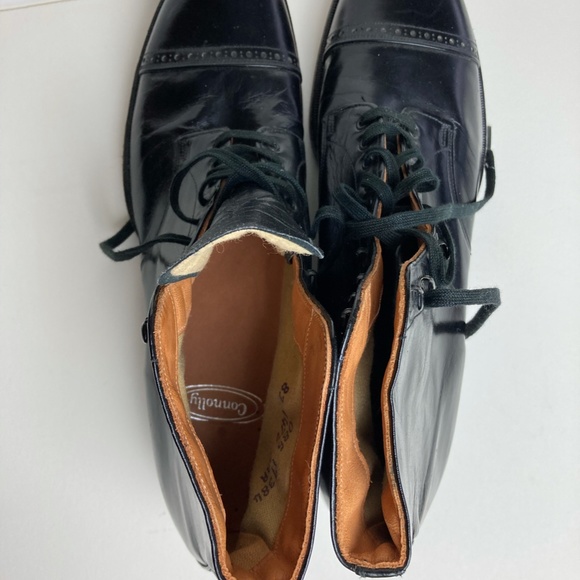 Vintage Connolly Never Worn Black  Kid Leather Dress Boots main image 10